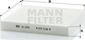 Mann-Filter CU 2345 - Filter,salongiõhk www.avaruosad.ee