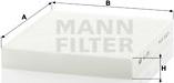 Mann-Filter CU 2351 - Filter,salongiõhk www.avaruosad.ee