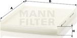 Mann-Filter CU 27 007 - Filter, interior air www.avaruosad.ee