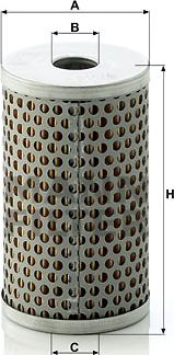 Mann-Filter H 601/4 - Hydraulikfilter, styretøj www.avaruosad.ee