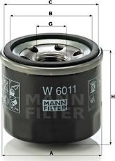 Mann-Filter W 6011 - Oil Filter www.avaruosad.ee