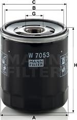 Mann-Filter W 7053 - Oil Filter www.avaruosad.ee