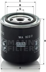 Mann-Filter WA9232 - Dzesēšanas šķidruma filtrs www.avaruosad.ee