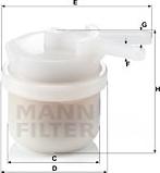 Mann-Filter WK 42/10 - Degvielas filtrs www.avaruosad.ee