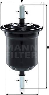 Mann-Filter WK 6013 - Fuel filter www.avaruosad.ee