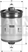 Mann-Filter WK 618/2 - Fuel filter www.avaruosad.ee