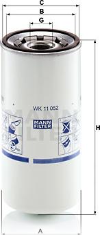 Mann-Filter WK 11 052 - Топливный фильтр www.avaruosad.ee