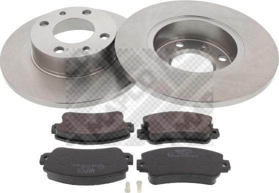 Mapco 47010 - Brake Set, disc brakes www.avaruosad.ee