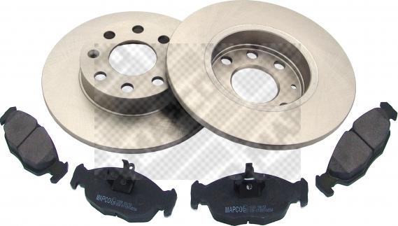 Mapco 47750 - Brake Set, disc brakes www.avaruosad.ee