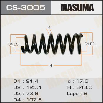 MASUMA CS-3005 - Coil Spring www.avaruosad.ee