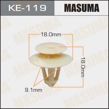 MASUMA KE-119 - Clip, trim/protective strip www.avaruosad.ee