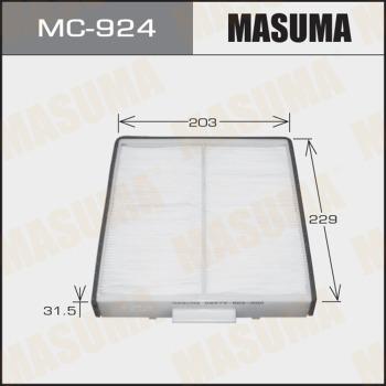 MASUMA MC-924 - Filter,salongiõhk www.avaruosad.ee