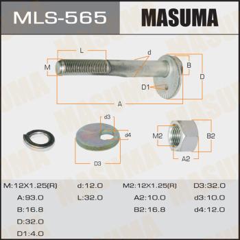 MASUMA MLS-565 - Camber Correction Screw www.avaruosad.ee