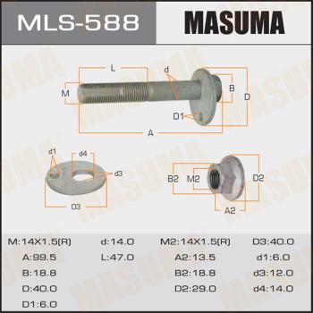 MASUMA MLS-588 - Rattakalde korrektuurkruvi www.avaruosad.ee