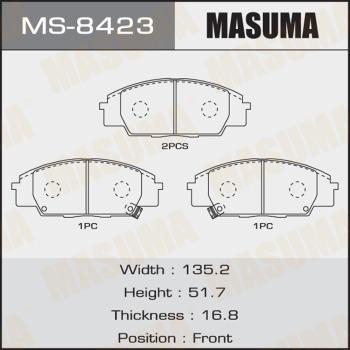 MASUMA MS-8423 - Brake Set, drum brakes www.avaruosad.ee