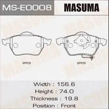 MASUMA MS-E0008 - Brake Set, drum brakes www.avaruosad.ee