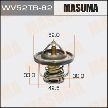 MASUMA WV52TB-82 - Thermostat, coolant www.avaruosad.ee