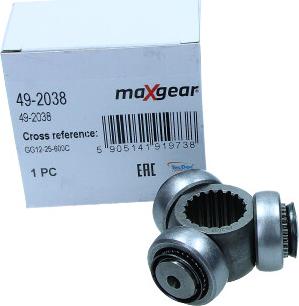 Maxgear 49-2038 - Kolmik,veovõll www.avaruosad.ee