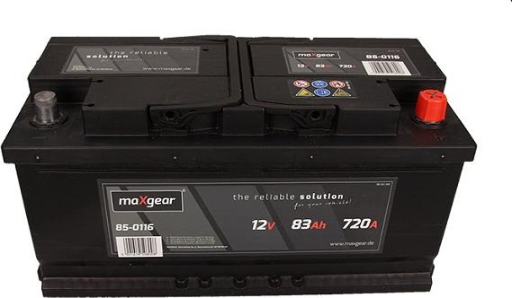 Maxgear 583400072 D722 - Starter Battery www.avaruosad.ee