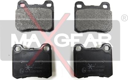 Maxgear 19-0403 - Brake Pad Set, disc brake www.avaruosad.ee