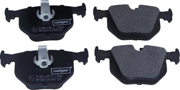 Maxgear 19-3659 - Brake Pad Set, disc brake www.avaruosad.ee