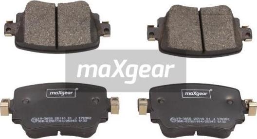 Maxgear 19-3058 - Brake Pad Set, disc brake www.avaruosad.ee
