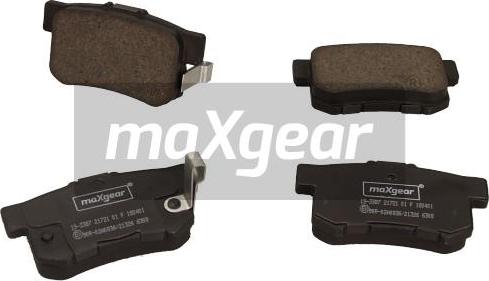 Maxgear 19-3387 - Brake Pad Set, disc brake www.avaruosad.ee