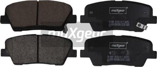 Maxgear 19-2925 - Brake Pad Set, disc brake www.avaruosad.ee