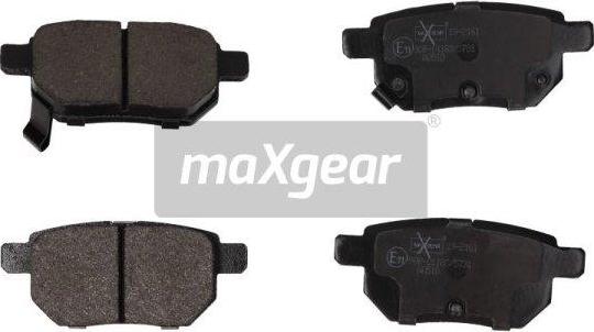 Maxgear 19-2161 - Brake Pad Set, disc brake www.avaruosad.ee