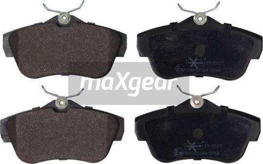 Maxgear 19-2117 - Brake Pad Set, disc brake www.avaruosad.ee