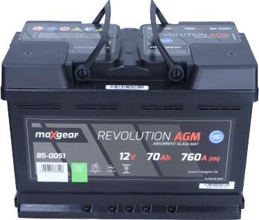 Maxgear 85-0051 - Starterio akumuliatorius www.avaruosad.ee