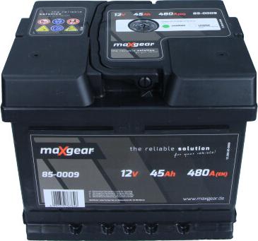 Maxgear 85-0009 - Стартерная аккумуляторная батарея, АКБ www.avaruosad.ee