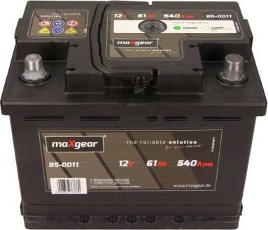 Maxgear 85-0011 - Стартерная аккумуляторная батарея, АКБ www.avaruosad.ee