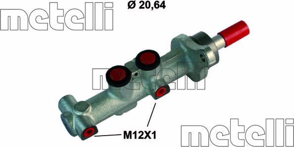 Metelli 05-0863 - Brake Master Cylinder www.avaruosad.ee