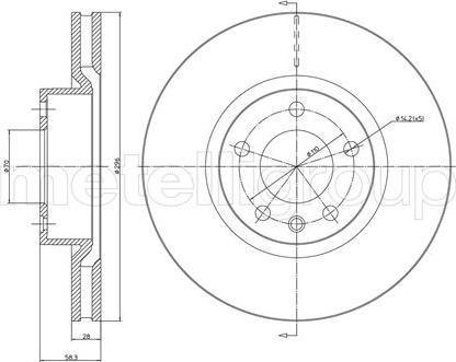 Metelli 23-0441 - Тормозной диск www.avaruosad.ee