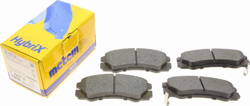 Metelli 22-0357-0 - Kit de plaquettes de frein, frein à disque www.avaruosad.ee