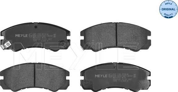 Meyle 025 218 4516/W - Kit de plaquettes de frein, frein à disque www.avaruosad.ee