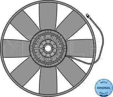Meyle 12-14 234 0025 - Ventilators, Motora dzesēšanas sistēma www.avaruosad.ee