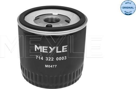 Meyle 714 322 0003 - Oil Filter www.avaruosad.ee