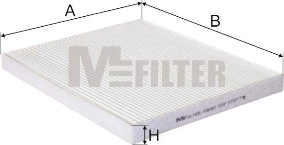 Mfilter K 9057 - Filter, interior air www.avaruosad.ee