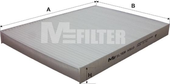 Mfilter K 910 - Filter, interior air www.avaruosad.ee
