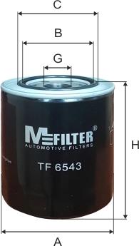 Mfilter TF 6543 - Oil Filter www.avaruosad.ee