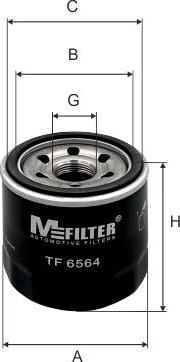 Mfilter TF 6564 - Oil Filter www.avaruosad.ee