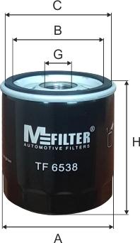 Mfilter TF 6538 - Oil Filter www.avaruosad.ee