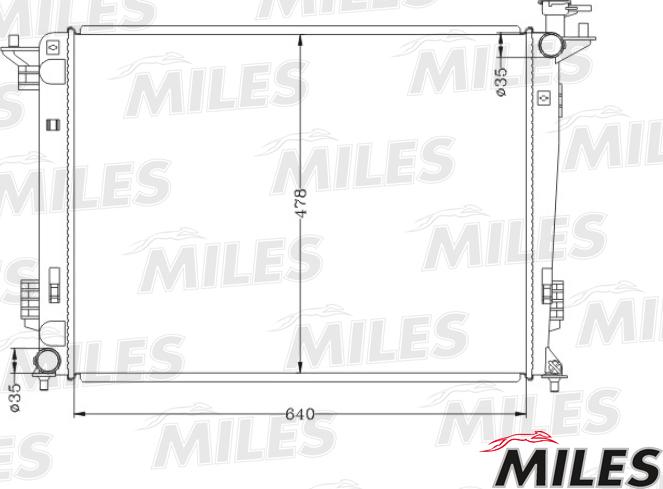 Miles ACRB475 - Radiaator,mootorijahutus www.avaruosad.ee