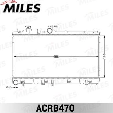 Miles ACRB470 - Radiaator,mootorijahutus www.avaruosad.ee