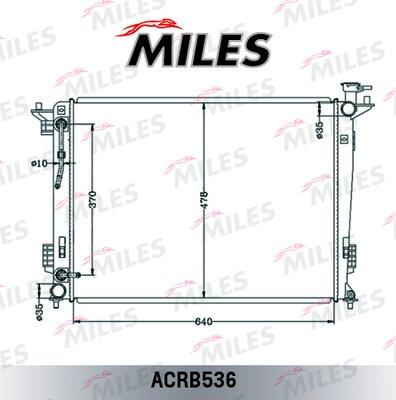 Miles ACRB536 - Radiaator,mootorijahutus www.avaruosad.ee