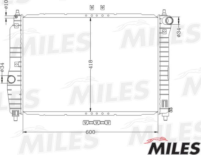 Miles ACRB020 - Radiaator,mootorijahutus www.avaruosad.ee