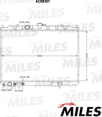 Miles ACRB101 - Radiators, Motora dzesēšanas sistēma www.avaruosad.ee