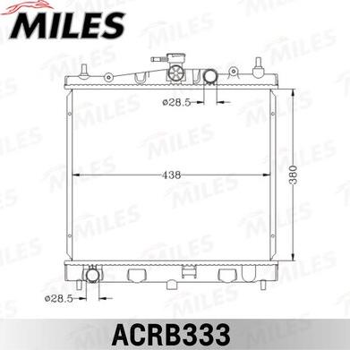 Miles ACRB333 - Radiaator,mootorijahutus www.avaruosad.ee